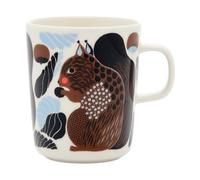 Marimekko Tasse Kurre 25 cl White-brown-black-light blue