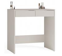 MARINA 2S - Bureau pour ordinateur portable avec 2 tiroirs - Beige Cachemire