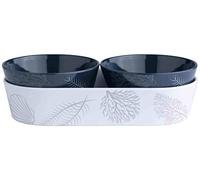 Marine Business Living Lot de 2 coupelles à snack et 1 bols Blanc marine
