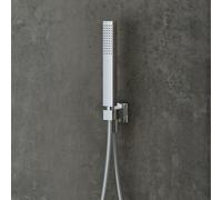 Mariner Kit de douche avec raccord mural coudé et support de douchette, WLS3101-CR,