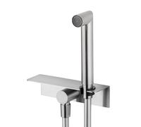 Mariner Kit de douche avec raccord mural coudé, tablette et support douchette intégré, WLS3002-CS,