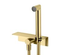 Mariner Kit de douche avec raccord mural coudé, tablette et support douchette intégré, WLS3002-OR,