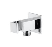 Mariner Raccord mural coudé avec support de douchette angulaire, WLS0301-CR,