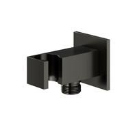 Mariner Raccord mural coudé avec support de douchette angulaire, WLS0301-GM,