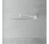 Mariner Set de douche de tête carrée et ultra plate en acier inoxydable, WLS3115-BO+WLS3122-BO,