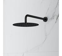 Mariner Set de douche de tête ronde et ultra plate en acier inoxydable, WLS3178-NO+WLS3130-NO,