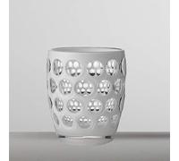 Mario Luca Giusti Set 6 Verre Bas Lente Blanc