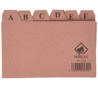 Mariola 3102 Index alphabétique 24 positions Carton 125 x 75 mm