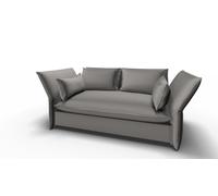 Mariposa 2-Canapé places gris argent Vitra - 4055737352072