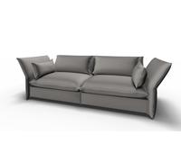 Mariposa 3 Canapé places gris argent Vitra - 4055737351778