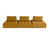 Lisa design Marisol canapé modulable 3 pl - Jaune