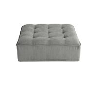 Marisol - pouf modulable - velours texturé - Gris