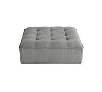 Marisol - pouf modulable - velours texturé - Gris