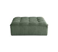 Marisol - pouf modulable - velours texturé - Vert