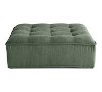 Marisol - pouf modulable - velours texturé - Vert $cou G