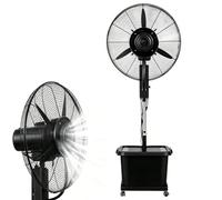 MARIYCH Ventilateur brumisateur industriel, grand réservoir de 42l, oscillant à 90 °, hauteur réglable for chambre à coucher, maison, bureau, Patio(Diameter 81cm)