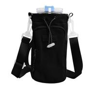 Marjoramy Sac pour Bouteille d'eau pour Tasse Stanley, Pochette De Bouteille avec Pochette De Téléphone,Bandoulière Réglable pour Randonnée, Voyage, Camping (Noir)