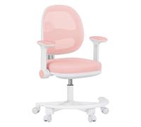 MARK ADLER Junior 3.6 Chaise de Bureau pour Enfant Évolutive - Siège Ergonomique réglable en Hauteur avec Repose-Pieds et Accoudoirs Discountables - pour Enfants 90-160 cm - Rose
