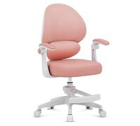 MARK ADLER Junior 4.5 Chaise Bureau pivotante | Ergonomique et Confortable | Siège réglable en Hauteur | Accoudoirs | Roues en polyuréthane | Design Moderne pour Enfants et Adolescents | Rose