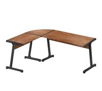 Bureau d'angle - MARK ADLER - LEADER 5.5 WN - Réversible - Noir - Aspect bois - Gaming
