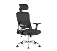 MARK ADLER Manager 3.2 Fauteuil de Bureau, Ergonomique, Assise rembourrée | Support Lombaire, Dossier inclinable, Design Moderne, Idéal pour Bureau ou Maison, Confort et élégance, Noir