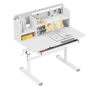 MARK ADLER Study 5.7 Bureau Enfant Ergonomique Réglable en Hauteur, Grigio | Pupitre Enfant avec Plateau Inclinable, Bureau Scolaire avec Rangement, Idéal pour Étudier et Dessiner