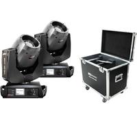Mark BEAM 198 MKII lot de 2 têtes rotatives LED et mallette de transport
