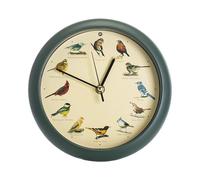 Mark Feldstein and Associates Horloge Murale/de Bureau Motif Oiseau Chantant 20,3 cm