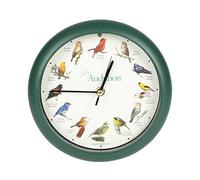 Mark Feldstein & Associates Audubon Horloge Murale/Bureau Motif Oiseau Chantant 20,3 cm