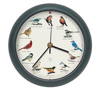 Mark Feldstein The Original Horloge Oiseau Chantant Édition 25e Anniversaire (20,3 cm, Vert)