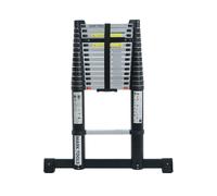 MARK TOOLS PRO Echelle télescopique 3,8 m - aluminium - avec barre de stabilisation - sac de transport inclus