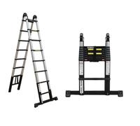 MARK TOOLS PRO Echelle télescopique pliante 3,1 m - aluminium - sac de transport inclus