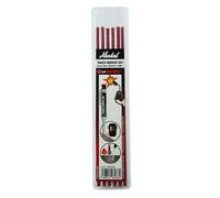 Markal - 96268 - Trades-Marker Dry - Mines pour marqueur - Red Riter (lot de 6)