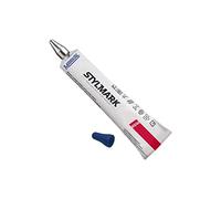 MARKAL 96657 Stylmark Marqueur, Pointe bille 3 mm en acier, Bleu