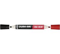 Markal DURA-INK DUAL COLOR 96330 Marqueur permanent rouge, noir résiste à leau: oui