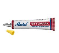 Markal Marqueur Stylmark – Stylo tube 50 ml Jaune – Lot de 10