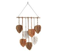 MARKELL Feuille Macramé Tenture Murale Boho Room Home Decor Tissé EsthéTique Tapisserie Murale Home Room Mariage DéCoration