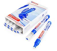 Marker acrylique Edding E-5100 Bleu Gentian moyen | 10 morceaux