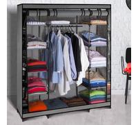IDMarket - Armoire de Rangement penderie Pliable vêtements en Tissu New-York Dressing XXL