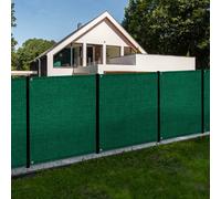 IDMarket - Brise Vue renforcé 1,5 x 10 M Vert 150 GR/m² Gamme supérieure