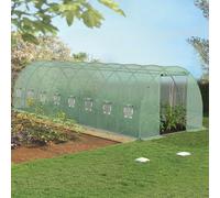 Serre Tunnel De Jardin 24m² Verte Gamme Maraîchère Des Andes 8x3m Vert