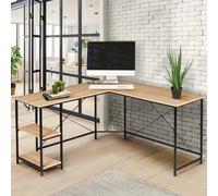 IDMarket - Bureau d'angle en Forme de L Detroit Design Industriel