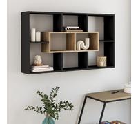 MARKET Etagère murale COLETTE noir/bois