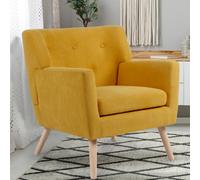 MARKET Fauteuil LIV - Jaune Moutarde