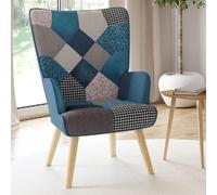 MARKET Fauteuil scandinave IVAR - Patchwork