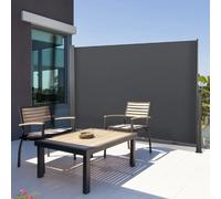 Probache - Paravent extérieur rétractable 160 x 300 CM Gris Anthracite Store latéral