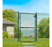 MARKET Portillon de jardin acier vert 105x125 cm