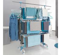 MARKET Séchoir modulable - Blanc/Bleu
