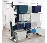 MARKET Séchoir SUPRA XXL - Gris/Blanc
