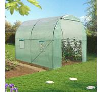IDMarket - Serre Tunnel de Jardin 6M² Verte Gamme maraîchère Roma 2x3M